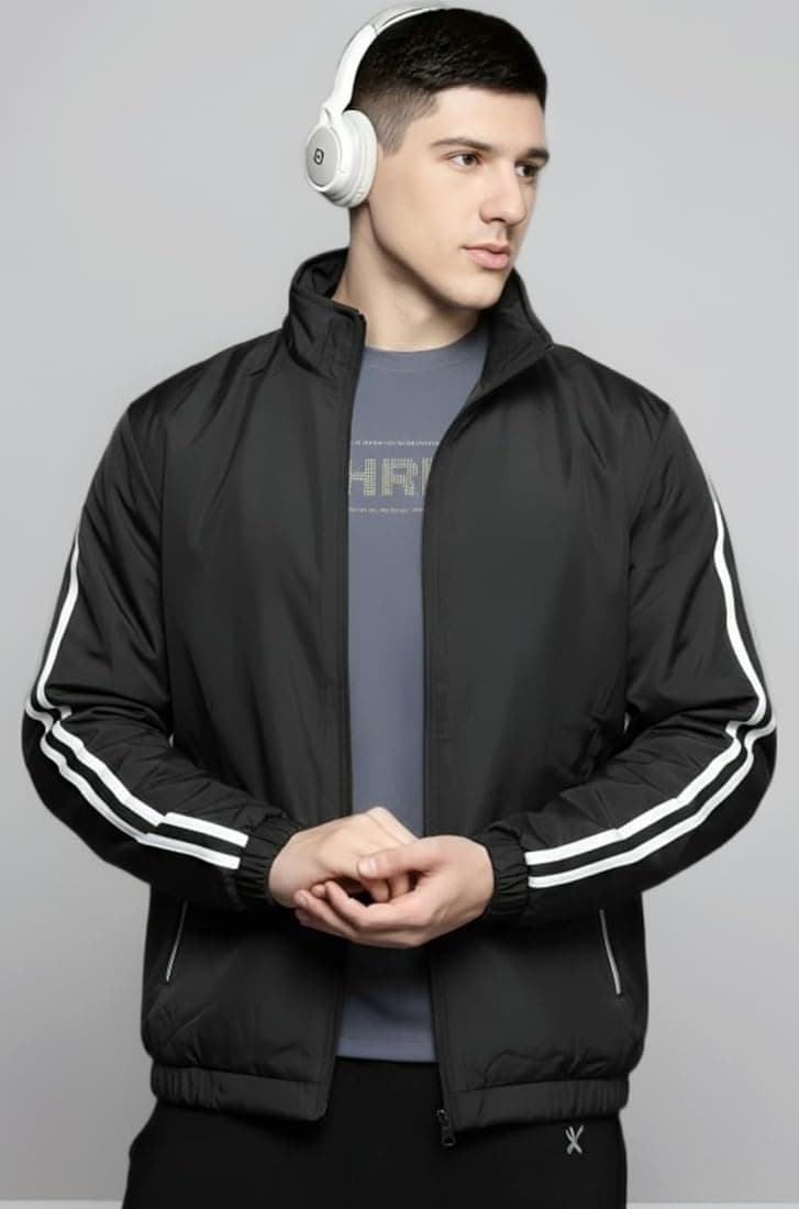 Black Bomber Jacket